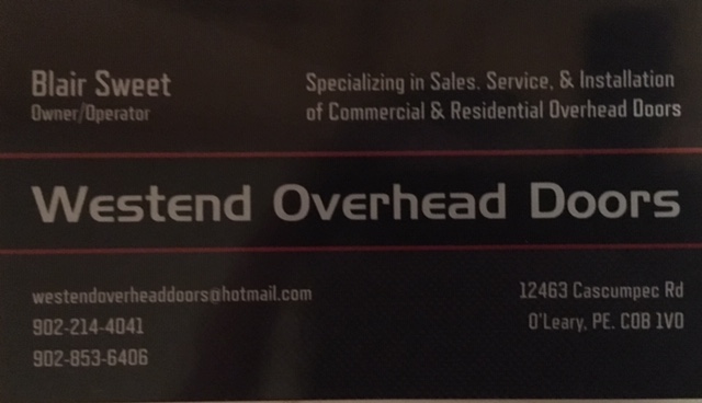 Westend Overhead Doors Ltd.